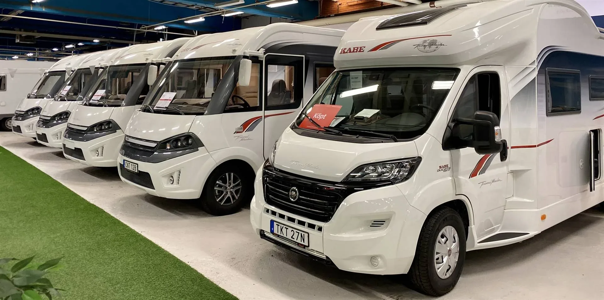 Erikssons husvagn och husbil säljer stora husbilar från KABE och Adria.